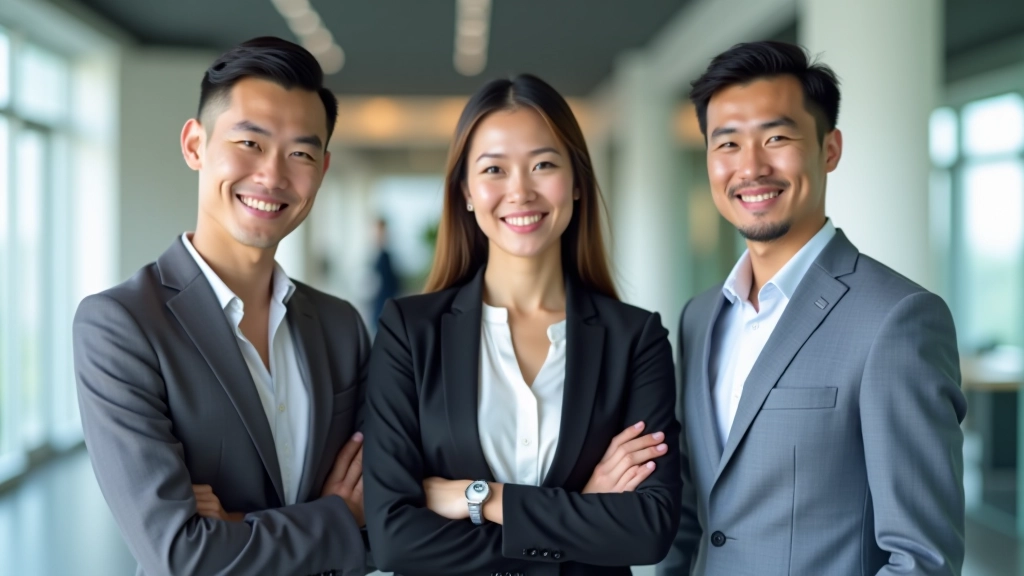 Team members with different skill levels and experience in professional setting