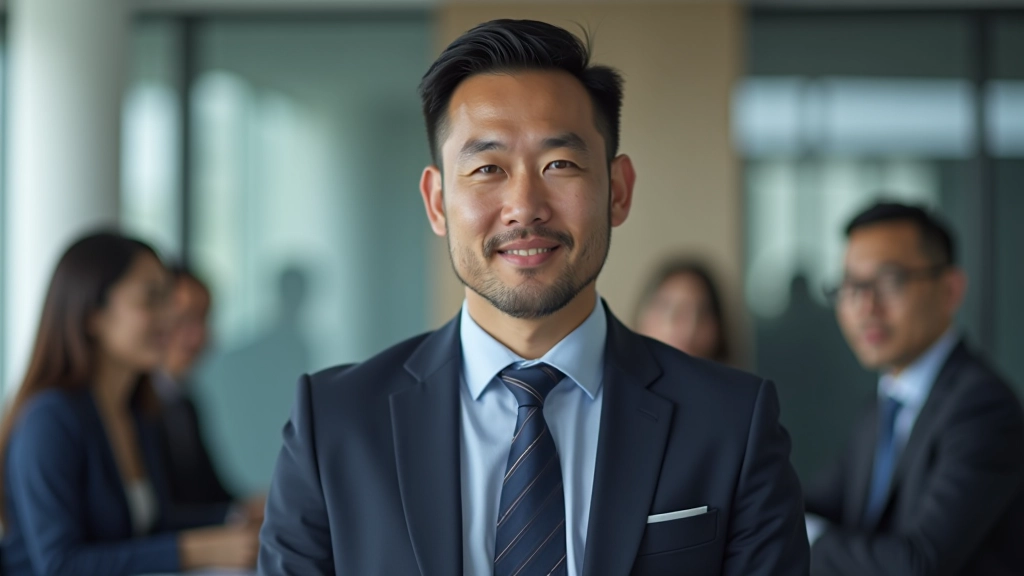 Leader explaining strategic vision and goals to engaged team members in collaborative meeting setting